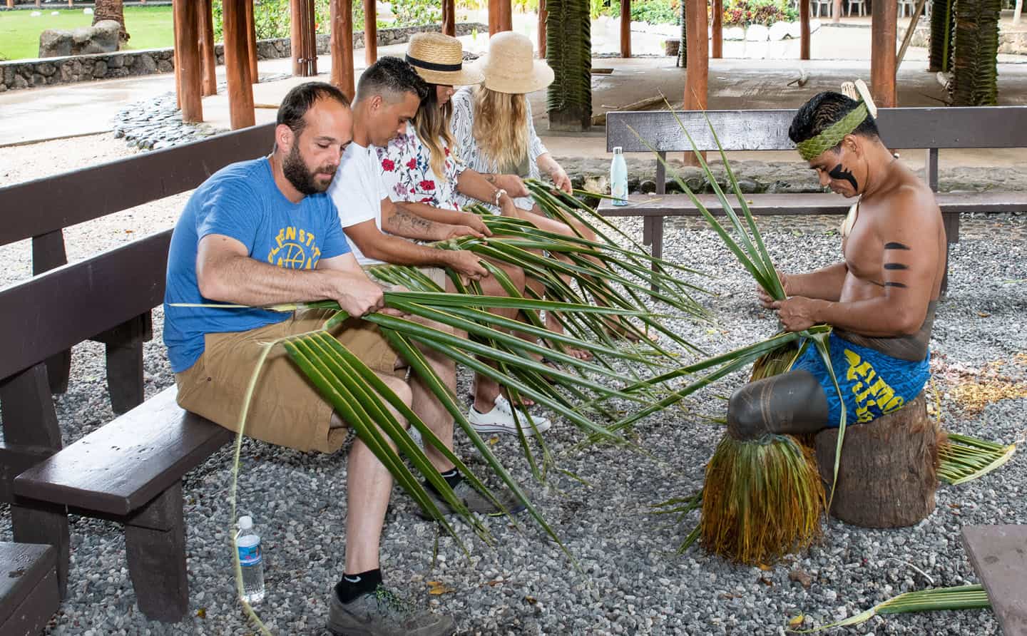 Basket weaving in Samoa | Polynesian Cultural Center